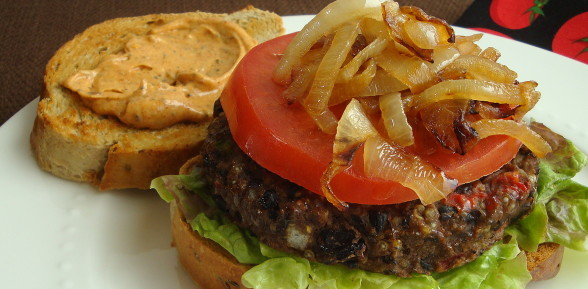 #htmlcaption_987 Baked Black Bean Burgers with Quinoa