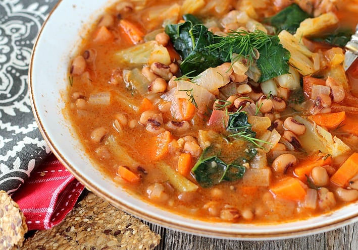 Hearty Vegetable and Black-eyed Pea Stew