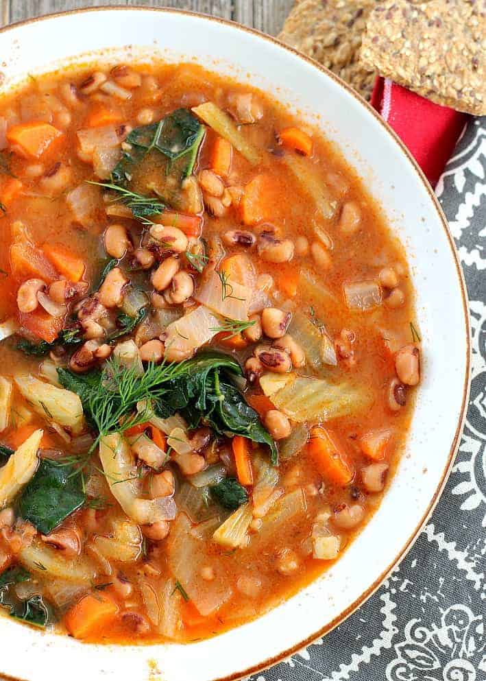 Hearty Vegetable and Black-eyed Pea Stew