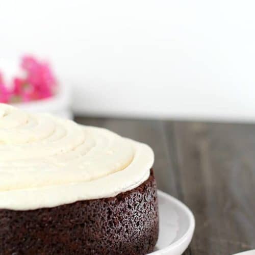 chocolate guinness cake with cream cheese frosting