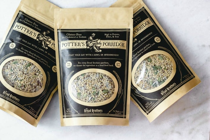 Three Potters Porridge packages