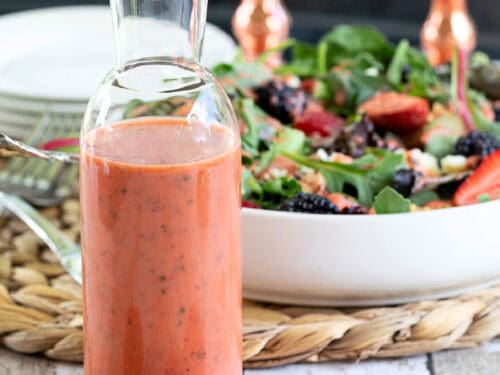sachin and babi light blue dress Strawberry Basil Vinaigrette