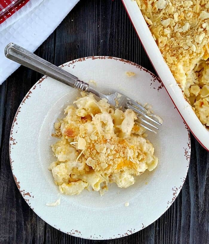 My Grandma Phyllis' Famous Baked Macaroni and Cheese recipe