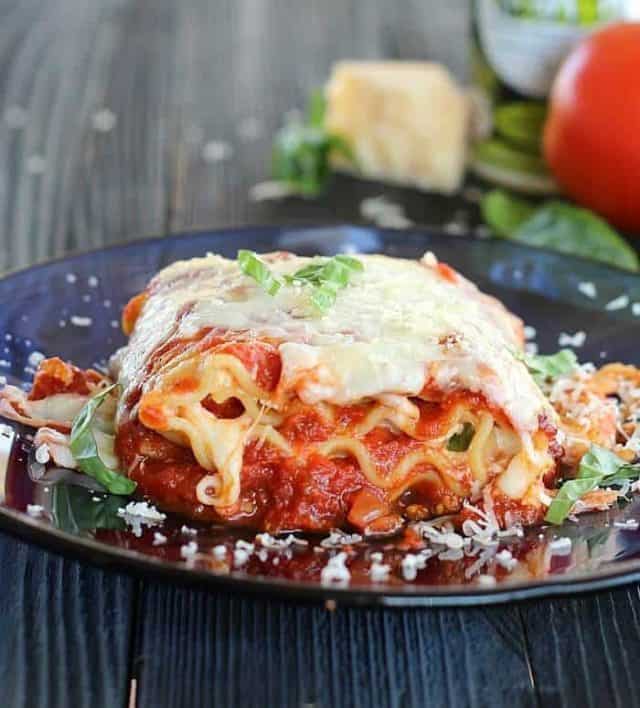 Caprese Lasagna Roll Ups