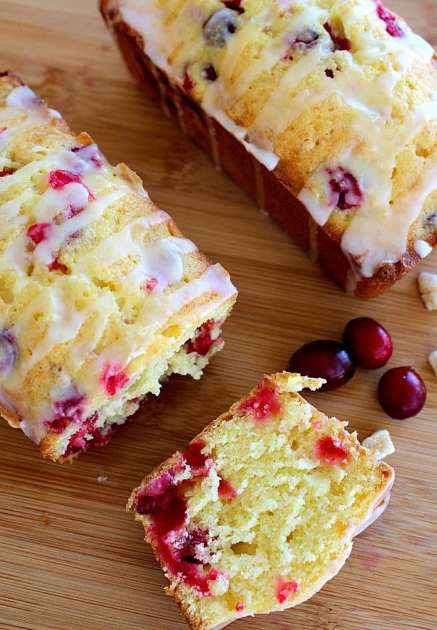 Really Good Cranberry Bread. Fresh cranberries, lemon zest and crystallized ginger come together in a moist cake-like recipe. Drizzled with citrus glaze for the ultimate topping.