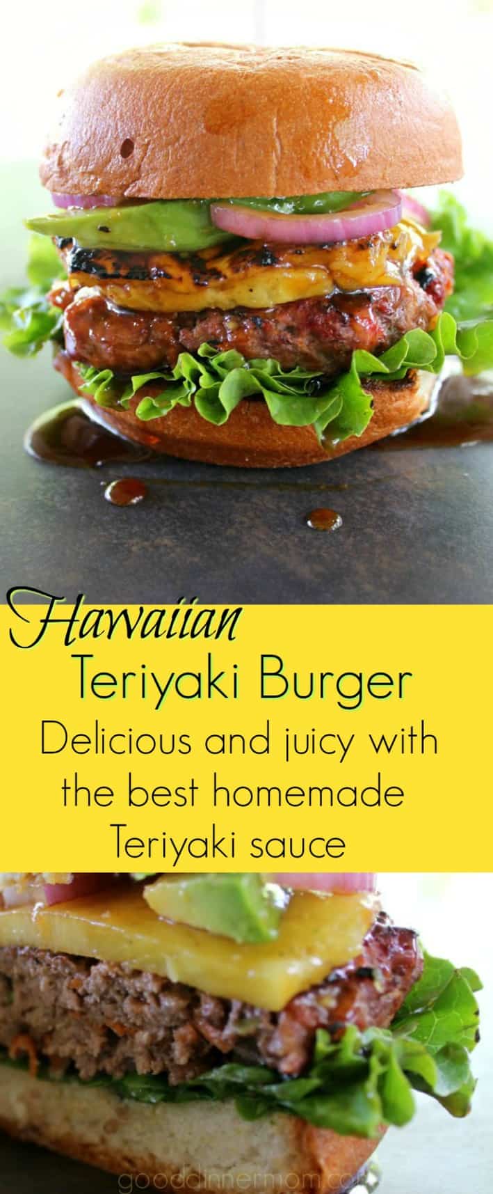 The meat for this delicious burger is infused with grated carrot, scallions, ginger, and just enough jalapeno. The perfect Teriyaki sauce is fresh and light. 