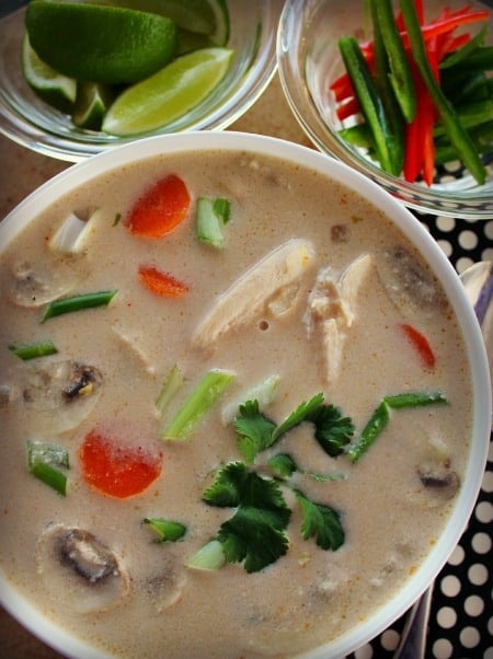 Thai Chicken Soup in the Slow Cooker