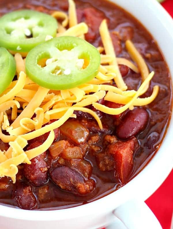 Turkey Chili In Slow Cooker