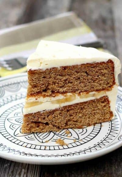 Delicious any time of year, Banana Cake is lighter than banana bread and is fabulous with the best cream cheese frosting.