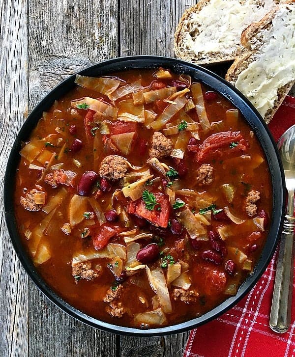 Cabbage Soup, also known as Cabbage Patch Stew.