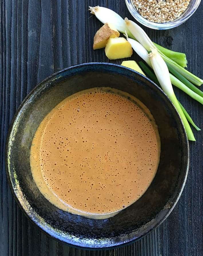 Here's a quick and easy Peanut Sauce Recipe that's perfect for any Asian Salad or Chicken Satay. Regular and gluten-free version.